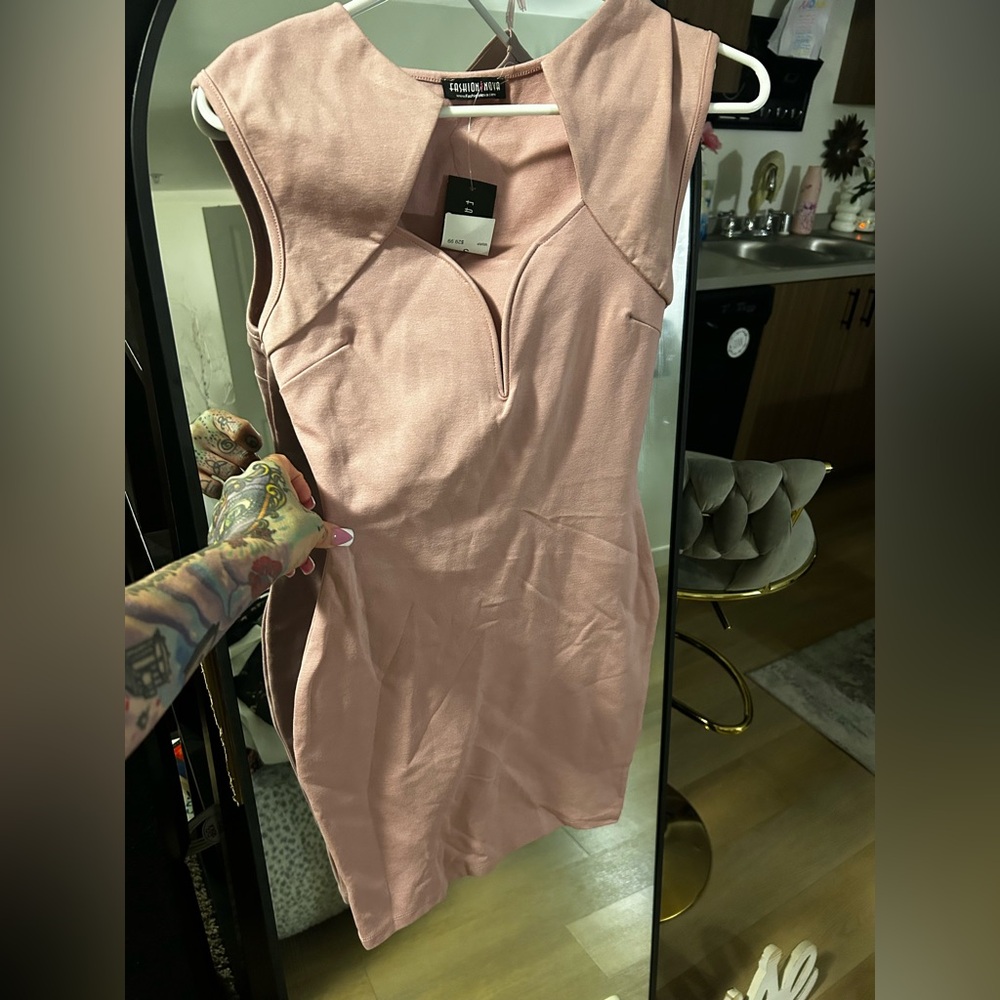 FA Blush Pink Sleeveless Dress